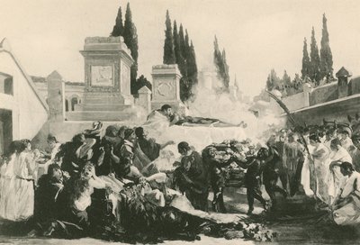 Un funeral en el Ustrinum de Italian School