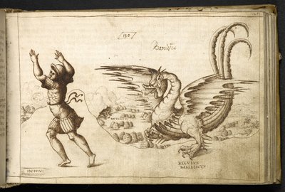 Añadir MS 82955 f.129r Dragón de 