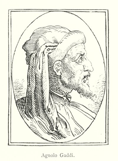 Agnolo Gaddi (grabado) de Italian School