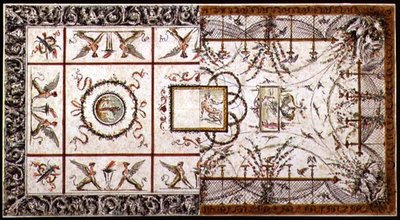 Diseños alternativos para un techo neoclásico, c.1800 de Italian School
