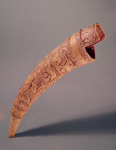 Un olifante, del Tesoro de San Sernin, Taller de Salerno de Italian School