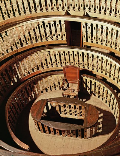 Teatro anatómico, construido en 1594-95 de Italian School