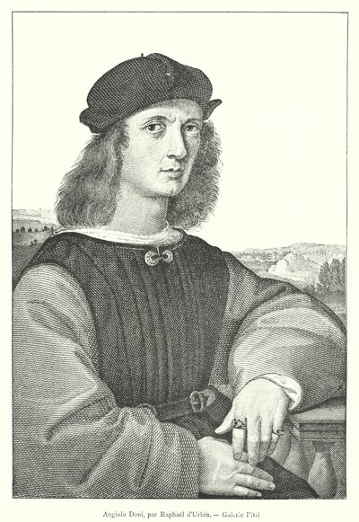 Angiolo Doni, por Rafael de Urbino, Galería Pitti de Italian School