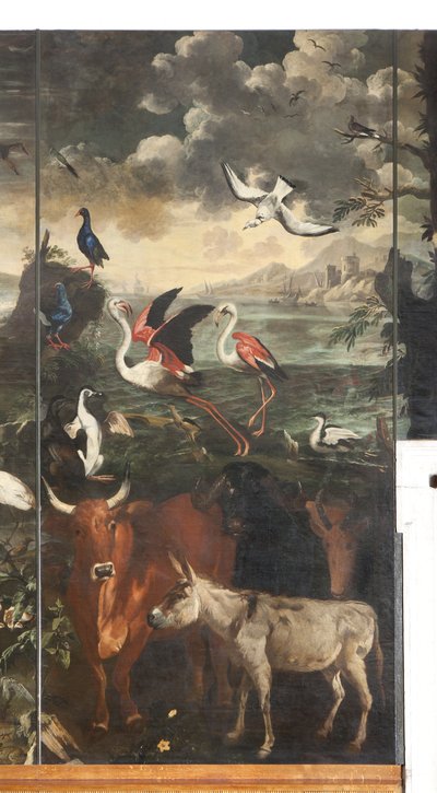 Animales, Mito de Orfeo (detalle) de Italian School
