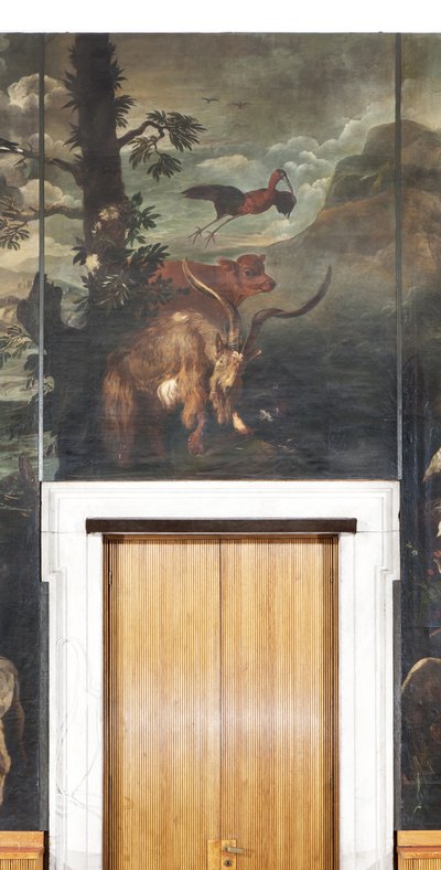 Animales, Mito de Orfeo (detalle) de Italian School