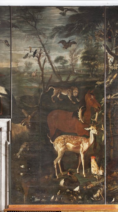 Animales, Mito de Orfeo (detalle) de Italian School