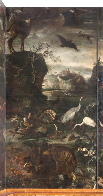 Animales, Mito de Orfeo (detalle) de Italian School