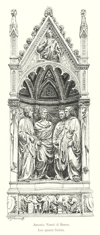 Antonio Nanni di Banco, Los cuatro Santos de Italian School