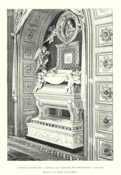 Antonio Rossellino, Tumba del Cardenal de Portogallo de Italian School