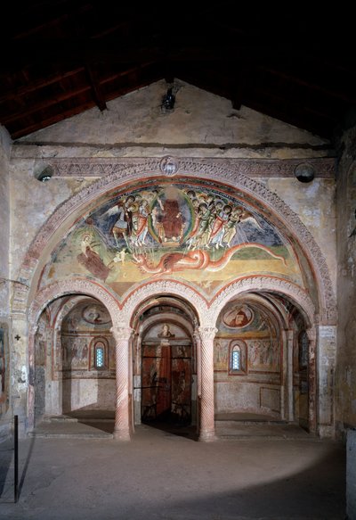 Apocalipsis - fresco de Italian School