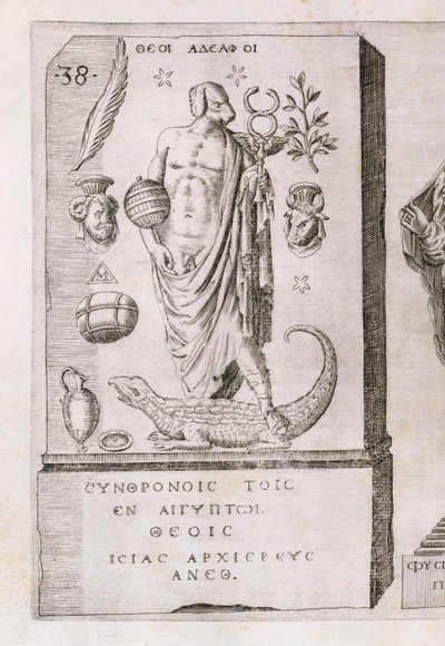 Apolo con cabeza de perro, 1589 de Italian School
