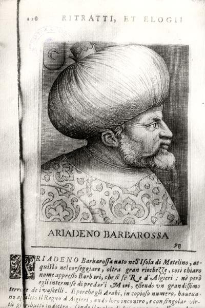 Ariadeno Barbarossa (c.1465-1546) (grabado) de Italian School
