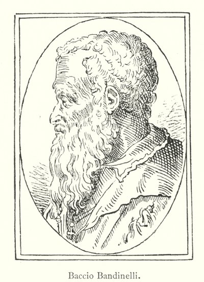 Baccio Bandinelli (grabado) de Italian School