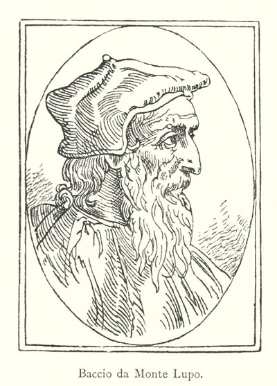 Baccio da Monte Lupo (grabado) de Italian School