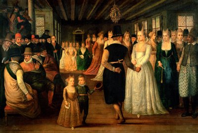 Baile en Venecia en Honor a los Visitantes Extranjeros, c.1580 de Italian School