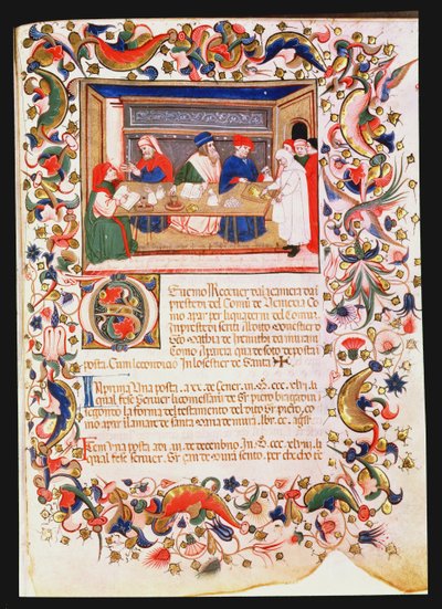 Banca, Escuela Veneto-Boloñesa (miniatura) de Italian School