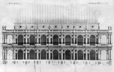 Basílica Palladiana en Vicenza, diseñada por Andrea Palladio de Italian School