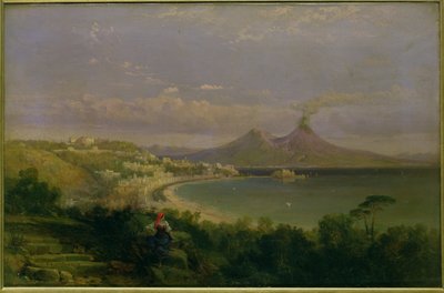 Bahía de Nápoles de Italian School