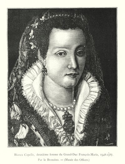 Bianca Capello, segunda esposa del Gran Duque Francisco María de Italian School