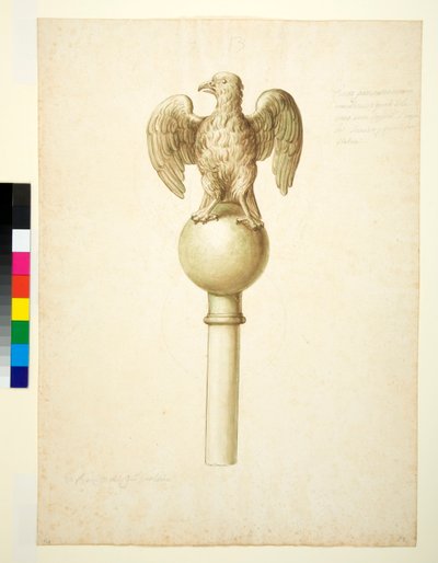 Águila de bronce de Italian School
