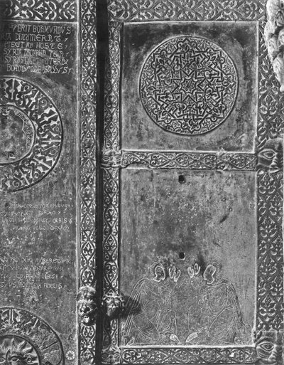Puerta de bronce, Mausoleo de Bohemund I de Hauteville (detalle) de Italian School