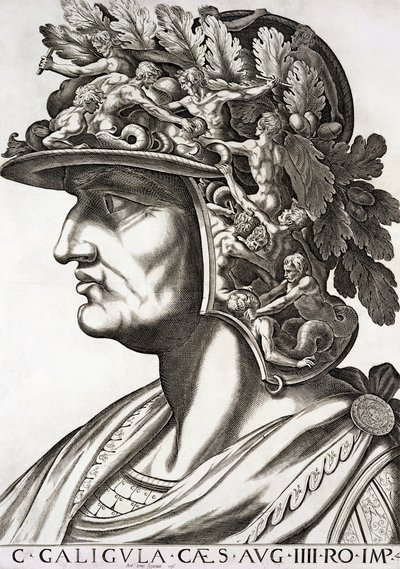 Calígula César (12-41 d.C.), 1596 de Italian School