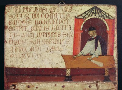 Camerlengo Ranieri Pagliaresi, 1270 de Italian School