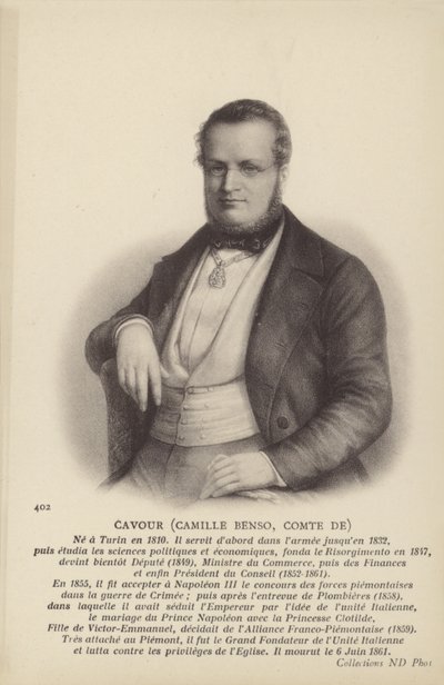 Camillo Benso de Italian School