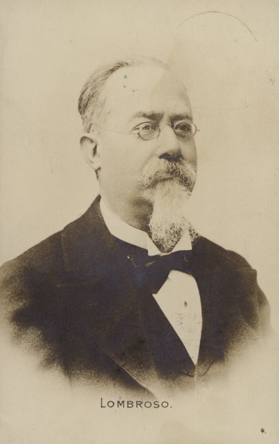 Cesare Lombroso (1835-1909), médico y criminólogo italiano de Italian School