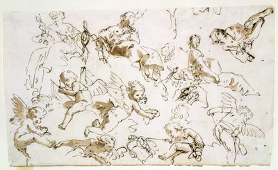 Querubines, principios del siglo XVIII de Italian School