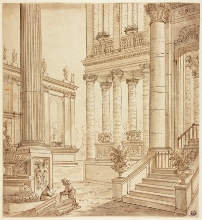 Pórtico de Columnas de Italian School