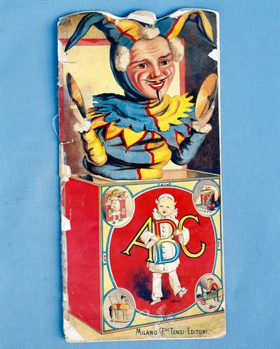 Portada del abecedario ABC, cartilla infantil ilustrada, publicada por los hermanos Tensi, Milán, Italia, siglo XX. de Italian School