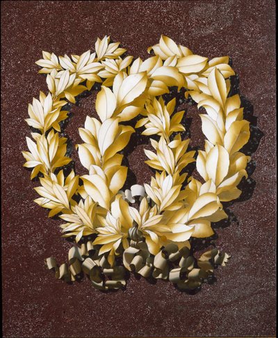 Coronas de hojas de Italian School