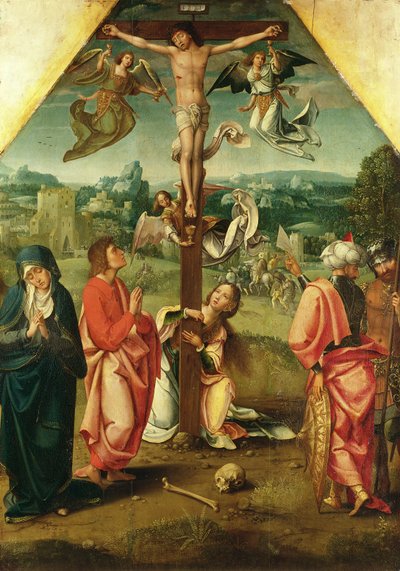 Crucifixión de Italian School