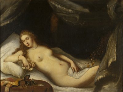 Danaë y la lluvia de oro de Italian School