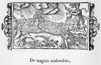 De magicis mulieribus, ilustración de Historia de Gentibus Septentrionalibus por Olaus Magnus, publicado en Roma, 1555 de Italian School