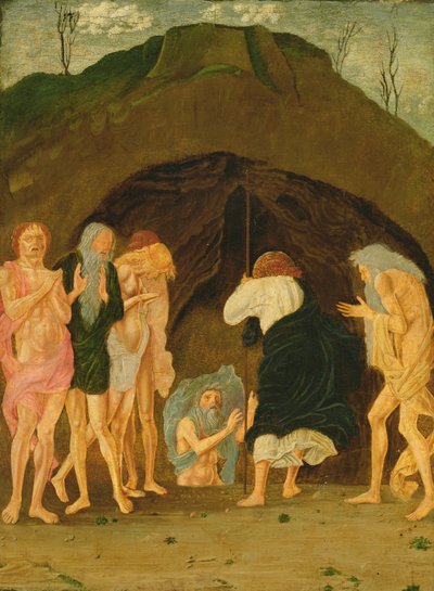 Descenso al limbo (óleo sobre tabla) de Italian School