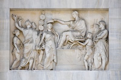 Detalle del Arco de la Paz, Milán, Italia de Italian School