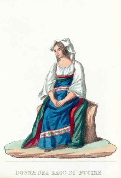 Donna Del Lago Di Fucine de Italian School