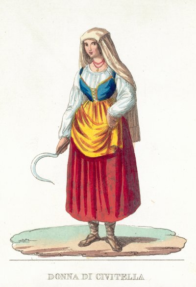 Donna Di Civitella de Italian School
