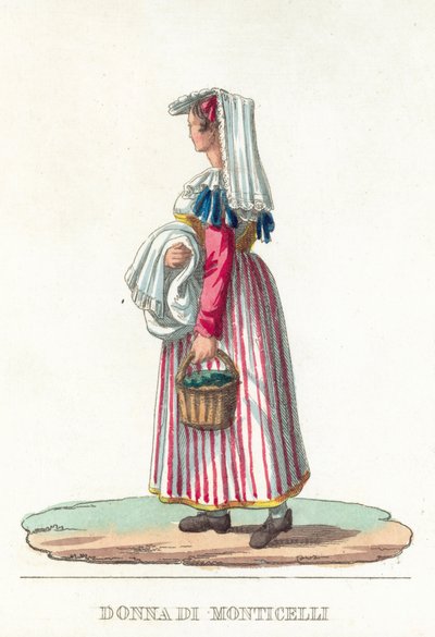 Donna Di Monticelli de Italian School