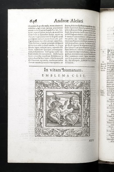 Emblema 152, In Vitam Humanum, de Emblemata de Andrea Alciato, Padua, Petro Paulo Tozzi de Italian School