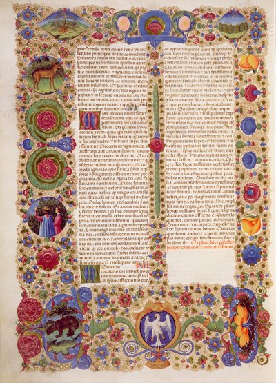 Fin del Libro de Salomón, de la Biblia de Borso d