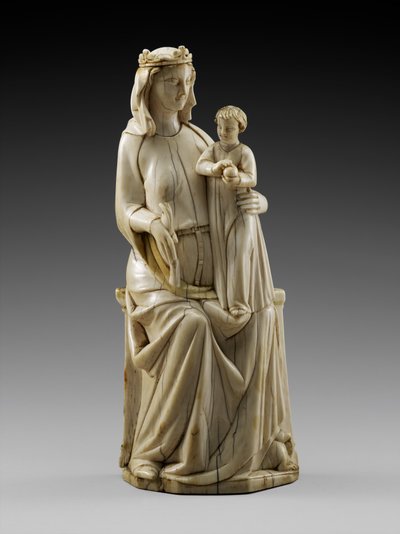 Madonna y Niño entronizados, c.1350-1375 de Italian School