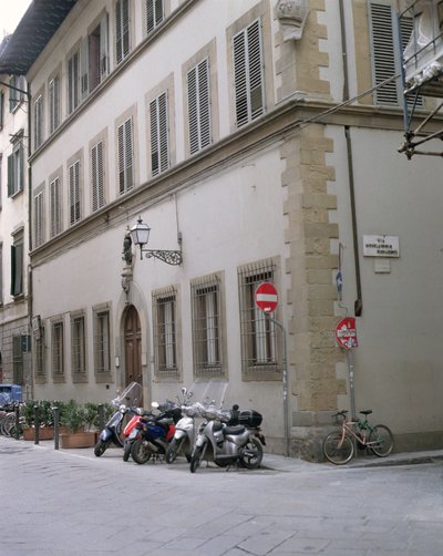 Fachada de la Casa Buonarroti de Italian School