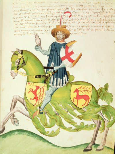Halconero, del "Codex Capodilista" (vitela) de Italian School