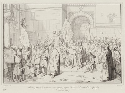Festa per la vittoria conseguita, sopra Ulrico Patriarca d