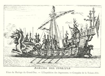 Fiestas del matrimonio del Gran Duque, La expedición de los Argonautas, Conquista del Vellocino de Oro de Italian School