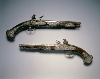 Pistolas de chispa, Brescia, c.1670 de Italian School