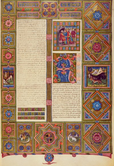 Fol.127r El Segundo Libro de los Reyes, de la Biblia de Borso d